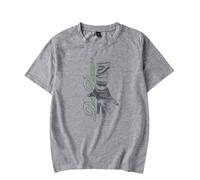 Julia Jacklin Merch - Camiseta de manga corta para mujer y hombre, informal, de verano 2026, gris, XL