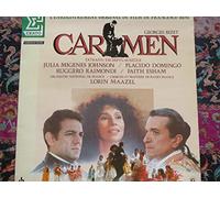 JULIA MIGENES JOHNSON - CARMEN / ORIGINAL SOUNDTRACK AUS DEM FILM CARMEN / GEORGES BIZET / AUSZÜGE / Filmmusik / OST / DIGITAL / 1984 / Bildhülle / ERATO # ZL 30930 / Deutsche Pressung / 12" Vinyl Langspiel Schallplatte / JULIA MIGENES JOHNSON / PLACIDO DOMINGO / RUGGERO RAIMONDI / FAITH ESHAM / LORIN MAAZEL