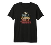Julia Name Julia Personalized Name First Given Camiseta Premium