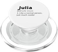 Julia Nombre Definición Chica Mujer Personalizado Divertido Cool PopSockets PopGrip para MagSafe