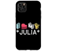 Julia Personalizado Perro Nombre Julia Pet Lover Carcasa para iPhone 11 Pro MAX