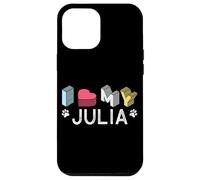 Julia Personalizado Perro Nombre Julia Pet Lover Carcasa para iPhone 12 Pro MAX