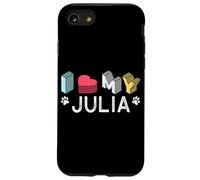 Julia Personalizado Perro Nombre Julia Pet Lover Carcasa para iPhone SE (2020) / 7/8