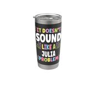 JULIA Personalized Women's Gift Custom JULIA Vaso térmico de acero inoxidable de doble pared