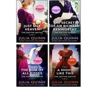 Julia Quinn Smythe-Smith Quartet Series Collection 4 Books Set (A Night Like This, Just Like Heaven, The Sum of All Kisses, The Secrets of Sir Richard Kenworthy)