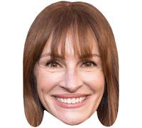 Julia Roberts (Brown Hair) Big Head. Máscara más grande que la vida.