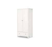 Julian Bowen Armario combinado de 2 puertas Maine, blanco surf