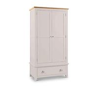 Julian Bowen Armario combinado de 2 puertas Richmond, gris/roble