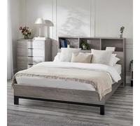 Julian Bowen Cabecero Cama Librería Bali 150Cm - Roble Gris