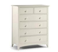 Julian Bowen Cómoda Cameo con 4+2 cajones, blanco piedra