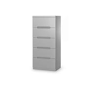 Julian Bowen Armario combinado de 2 puertas Richmond, gris/roble