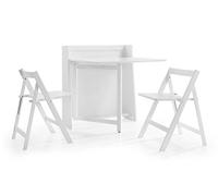 Julian Bowen Juego de comedor compacto Helsinki, blanco