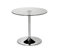 Julian Bowen Mesa de comedor Kudos, negro | Mesa de cocina contemporánea para comedor, 80 cm de ancho, capacidad para 4 personas