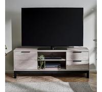 Julian Bowen Mueble de TV Bali, Roble Gris, Madera de ingeniería, 50 x 135 x 40