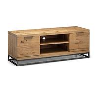 Julian Bowen Mueble de TV Brooklyn, Roble/Bronce