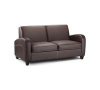 Julian Bowen Sofá Cama Vivo, Piel sintética marrón