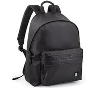 Julian Ross Mochila Negra Unisex 41x31x14 cm con Tejido Técnico Resistente al Agua, Tirantes y Base Reforzados, Gran Capacidad y Bolsillos con Cremallera - Ideal para Trabajo, Universidad o Diario