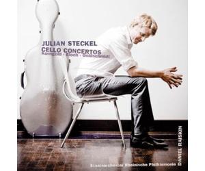 Julian Steckel joue Korngold, Bloch, Goldschmidt. Catalogue AVI Music 2005-2015.