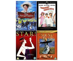 Julie Andrews DVD Collection - Mary Poppins / Thoroughly Modern Millie / Star / The Sound Of Music