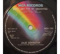 Julie Covington - Julie Covington - Don't Cry For Me Argentina / Rainbow High - MCA Records
