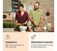 Julieta Microondas con Grill 20 l 700 / 800 W Ø 25,5 cm 8 programas