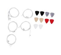 Julihai 5 Juegos de Cuerdas de Ukelele con Púas de Fieltro, Juego de Cuerdas de Nailon Universal 1-4 Marcadores para Tenor de Concierto Soprano de 21 23 26 Pulgadas