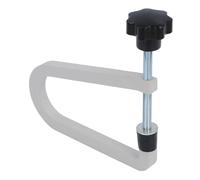 Julihai Abrazadera para Puente de Guitarra Acústica - Robusta Abrazadera de Acero Fundido en Forma de U y Garganta Profunda, con Pomo Grande para un Ajuste sencillo; Ideal para (R258 Gris)