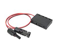 Julihai Adaptador Estabilizador de Voltaje USB para Panel Solar con Cable de Cobre Resistente para Carga de Teléfono del Solar, Plug and Play para Todos los Paneles Solares y Estaciones de Energía