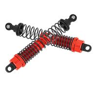 Julihai Amortiguador Ajustable de 110 Mm, Amortiguador de Resorte Totalmente Metálico con Construcción Duradera para Coches RC Slash 2WD. (rojo)