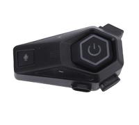 Julihai Auriculares para Motocicleta, Altavoz para Casco Integral Impermeable IPX6 con Asistente de Voz y Luz Ambiental para una Conducción Nocturna Segura