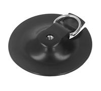 Julihai Base de Montaje para Cámara de Tabla de Surf, Soporte para Cámara de Tabla de Surf de PVC con Anillo en D para un Montaje Estable, Impermeable y Portátil para Deportes Acuáticos (Black)