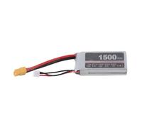 Julihai Batería LiPo 2S 7.4V 1500mAh 45C, Batería de Polímero de Litio de Alta Velocidad con Cable de Silicona AWG Genuino para Modelo de Avión de Control Remoto (XT60)