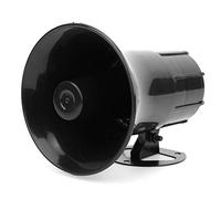 Julihai Bocina de Alarma para Automóvil, ABS 12V 50W Bocina de Sirena Universal 115dB con 3 Sonidos de Sirena y Función de Grito, Altavoz para Automóviles, Camiones, SUV, Camionetas, Conductores,