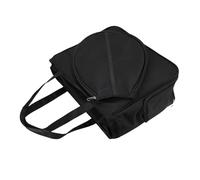 Julihai Bolsa de Tenis, Bolso Deportivo de Gran Capacidad a Prueba de Salpicaduras de Nailon de Poliéster de Primera Calidad para Tableta con 2 Raquetas, con Asa Ensanchada, para Hombres (Black)