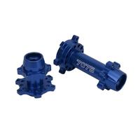 Julihai Bujes Hexagonales para Rueda de Motocicleta de Aluminio 7075 T6, Buje de Rueda Delantera Trasera para LOSI 1/4 Promoto MX, con Rodamiento Interior Más Grande para Mayor Estabilidad (Blue)