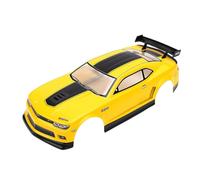 Julihai Carcasa de Carrocería de Coche RC a Escala 1/10, Cuerpo Duro Pintado con Distancia Entre Ejes de 26 Cm con ala Trasera para Coches de Carreras RC