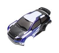 Julihai Carcasa para Carrocería de Coche RC, Estructura Moldeada de una Pieza de PVC Engrosado, Impresión en Color Contrastante Preaplicada, capó con Textura de Fibra de Carbono, (Blue)