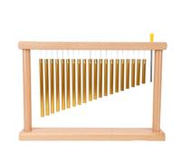 Julihai Carillón de Viento de 20 Notas, Instrumento de Percusión de Mesa con Mazo para Meditación y Yoga