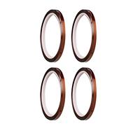 Julihai Cinta Térmica Aislante, Adhesivo Fuerte para Motores Electrónicos, Pintura, Placa PCB, 4 Rollos de 0,2 Pulgadas X 108 Pies