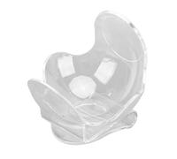 Julihai Clamp/Holder para Pelota de Tenis, Soporte de Segundo Servicio Rápido, Equipo de Entrenamiento de Tenis Que Ahorra Tiempo para Practicar (Transparente)