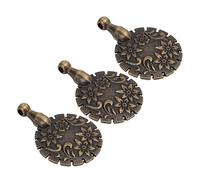 Julihai Cortador de hilo de metal colgante práctico cortador de hilo grabado floral para sastrería 3 piezas regalo ideal para amantes de la costura