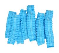 Julihai Cubiertas de Almohadillas Sanitarias Desechables, Cubiertas de Oídos Flexibles e Higiénicas, 100 Piezas para Centros de Llamadas (Blue)