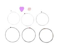 Julihai Cuerdas para Guitarra Acústica, Núcleo Hexagonal de Acero con Alto Contenido de Carbono Recubierto de Plata con Bobinado Recubierto de Esmalte para un Tono Cálido y Brillante (/CUS-1150)