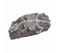 Julihai Decoración de Reliquiae de Dinosaurios para Reptiles, Escondite de Resina Vívido Seguro para Pecera, Adorno de 6,5 "para Acuario de Pecera