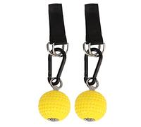 Julihai Empuñaduras para Balón de Dominadas y Escalada, Material de PU Texturizado Antideslizante con Gancho de Acero Inoxidable y Cinturón de Refuerzo para Entrenamiento en Barra