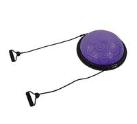 Julihai Entrenador de Equilibrio, Media Pelota para Yoga, Pilates, Fitness, Equipo de Ejercicio para Estabilidad de la Fuerza Central, con Base Antideslizante y Tecnología a Prueba de (Purple)
