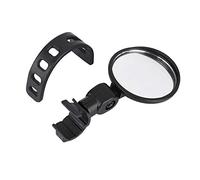 Julihai Espejo Retrovisor para Manillar de Bicicleta con ángulo Flexible | Lente de Vidrio HD de Amplio ángulo de Visión, Ajuste Universal para la Mayoría de los Manillares de Bicicleta,