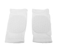 Julihai Espinilleras de Fútbol, Mangas de Compresión de Secado Rápido con Acolchado EVA Beehive para Fútbol, Baloncesto, esquí (White)