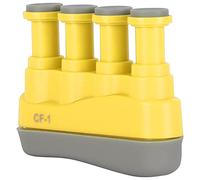 Julihai Fortalecedor de Dedos, Ejercitador de Agarre Manual con Diseño Ergonómico de Silicona, para Guitarra, Piano, Ukelele, bajo, Saxofón, Violín (YELLOW)