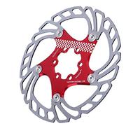 Julihai Frenos de Bicicleta Disco de Freno Flotante de 160 Mm, Rotor de Bicicleta de Aleación de Aluminio y Acero Inoxidable, Diseño de 6 Pernos Mecanizado CNC, Control de Calor para Ciclistas de
